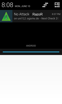 Ogame Alarm for Android